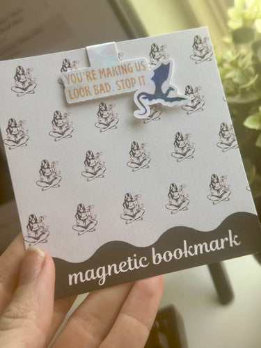 Look bad Magnetic Bookmark