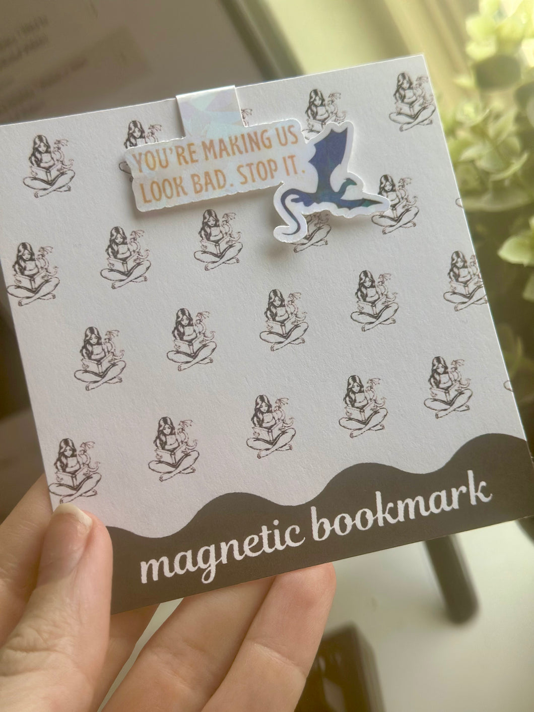 Look bad Magnetic Bookmark