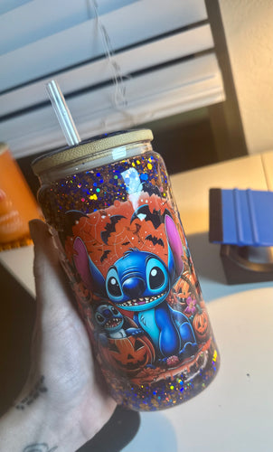 Stitch Glitter Tumbler