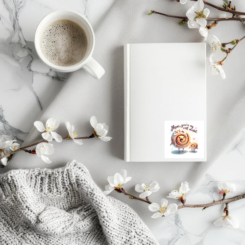 Mom cinnamon roll Sticker