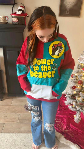 Buc-cee Patchwork sweater Large