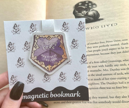 Chocolate frog magnetic bookmark