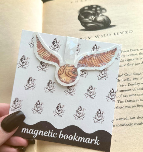 Seeker magnetic bookmark